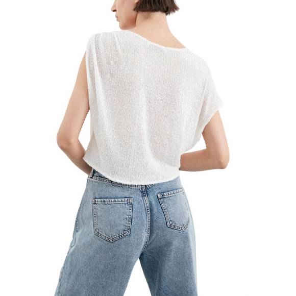 NEW IN THE MOOD FOR LOVE biarritz top in white - Picture 2 of 3